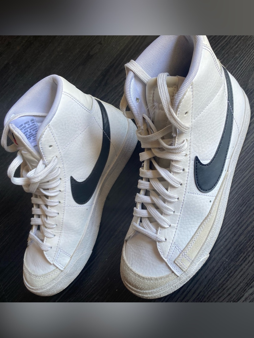 Nike Blazer Mid ’77 GS Leather High Top Sneakers 6Y Women’s 7.5